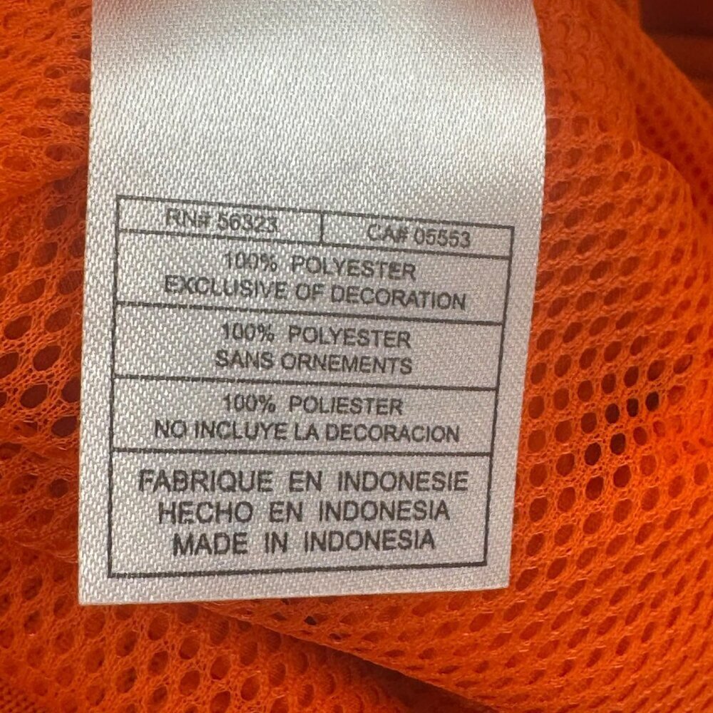 Nike Auburn Orange Pullover Windbreaker Mens L Polyester Sportswear - Picture 6 of 7